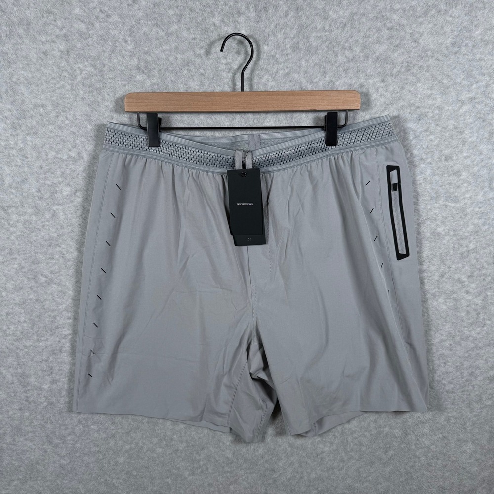 Ten Thousand Men's Light Gray Athletic Shorts
